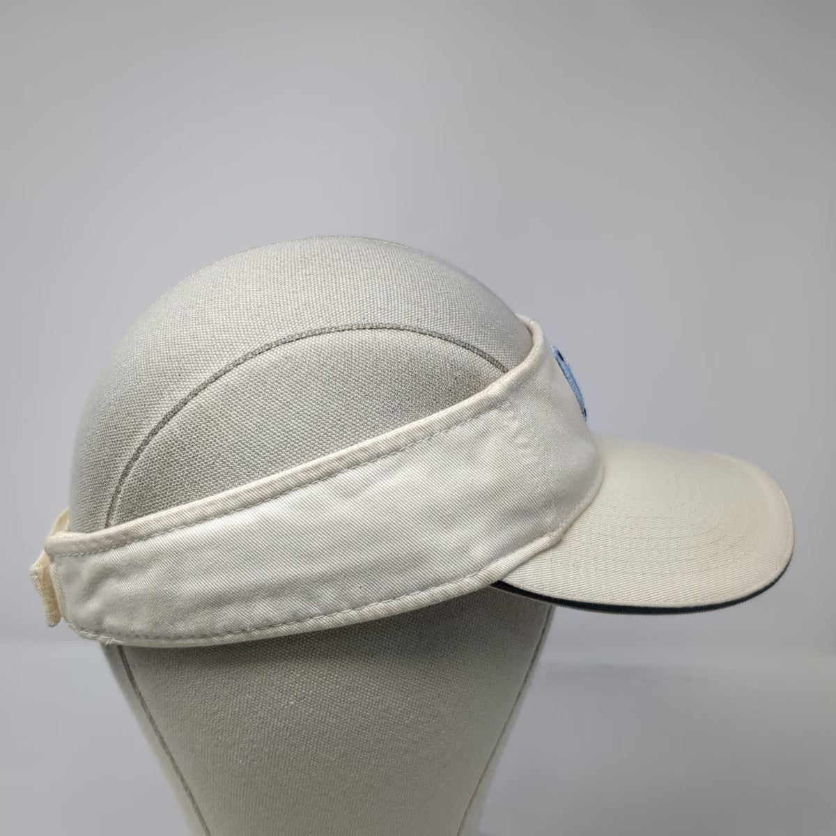 Puma North Carolina Tar Heels NCAA Visor Beige OSFM Strapback Embroidered Hat