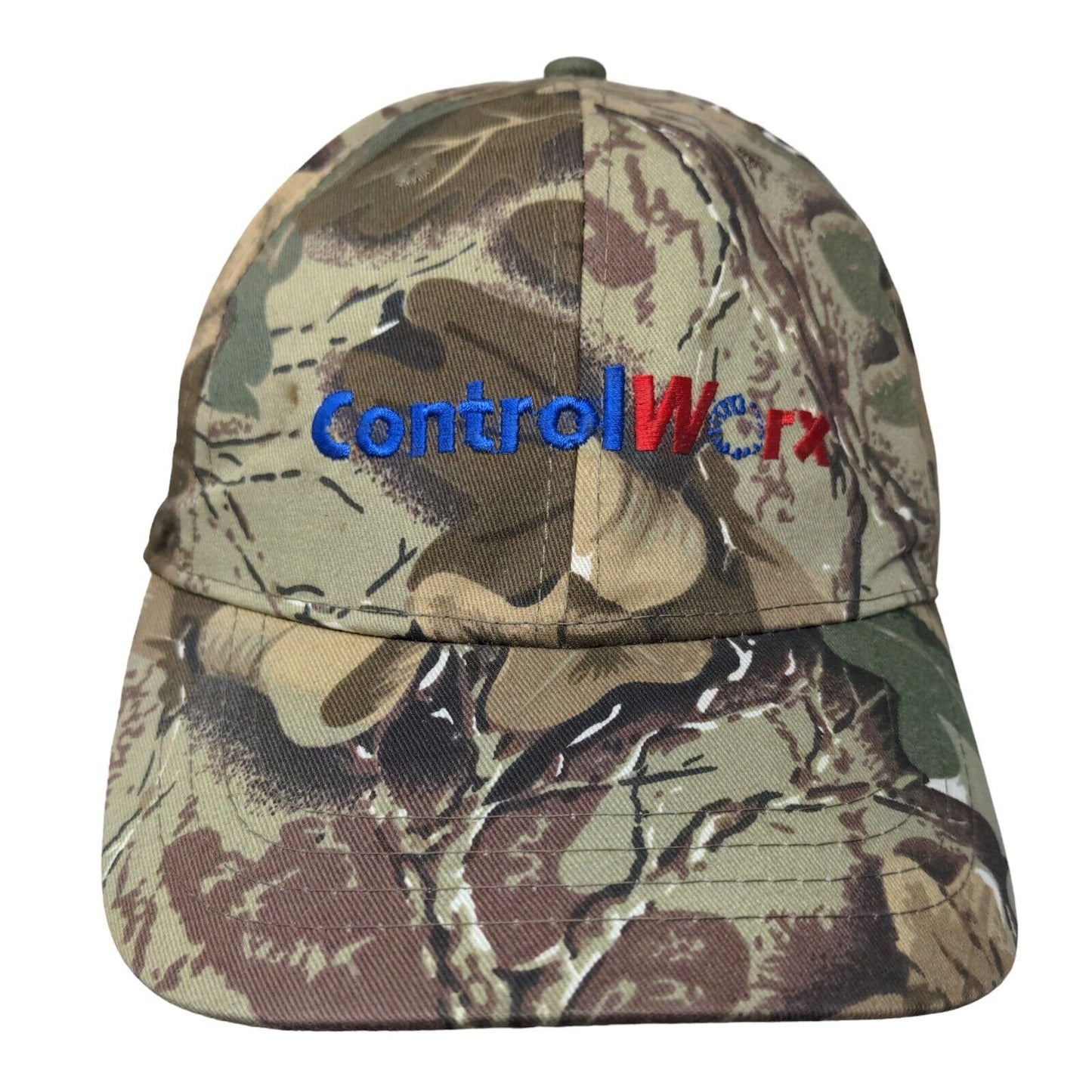 Control Worx Strapback Hat Camo One Size Embroidered Tournament Apparel Koza's