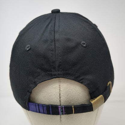 Taco Bell Baseball Cap Black One Size Embroidered Side Icons Slideback Hat