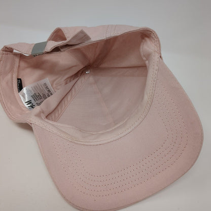 NY Slideback Hat Pink One Size Adjustable Embroidered 6 Panel Divided by H&M