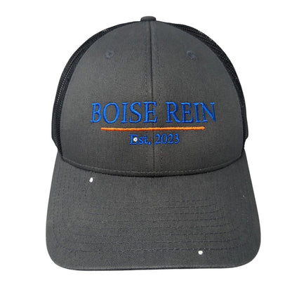 Boise Rein Est. 2023 Snapback Trucker Hat Gray M/L Mesh Back Richardson