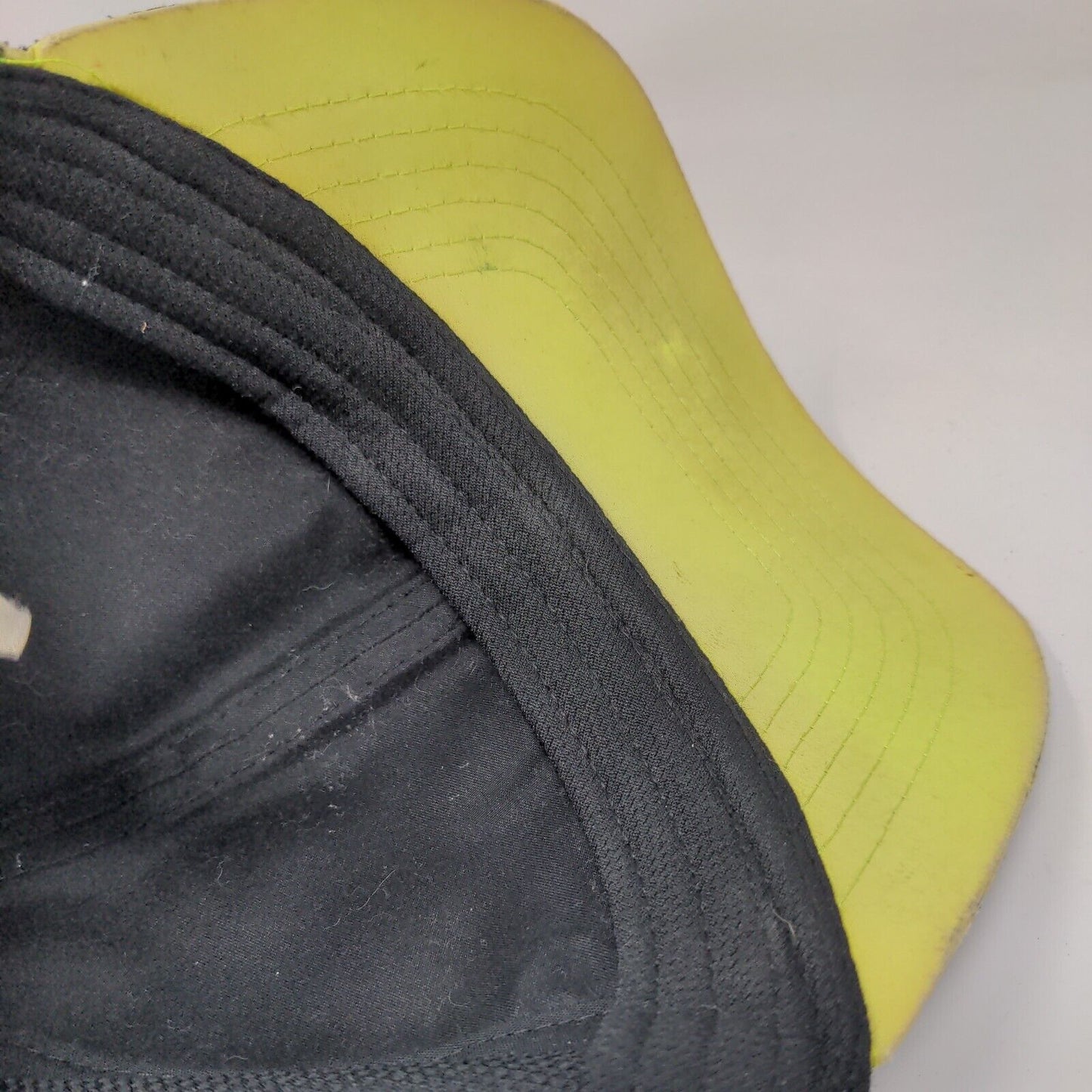 Athletic Works Snapback Hat Black One Size Adjustable Solid Blank