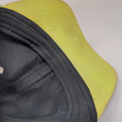 Athletic Works Snapback Hat Black One Size Adjustable Solid Blank