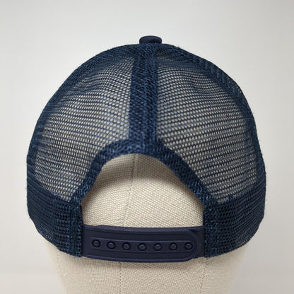 Hotty Toddy Beau & Peyton Est 2021 Snapback Trucker Hat Blue OS Adjustable Mesh