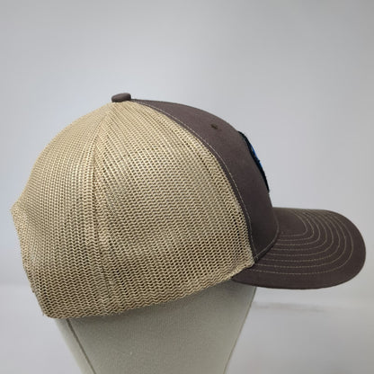 Richardson Trucker Hat Brown One Size Backfire Mountain Pistol Patch Snapback