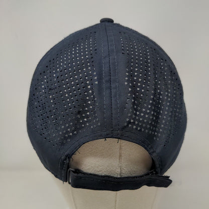 Trinity Solar Strapback Hat Blue OSFM Embroidered Laser Cut New Era