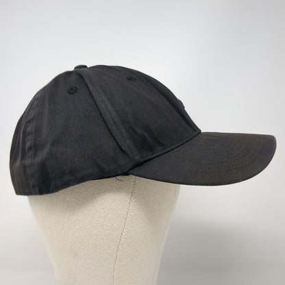 Quiksilver Baseball Cap Black One Size Fitted Embroidered Logo Underbrim Hat