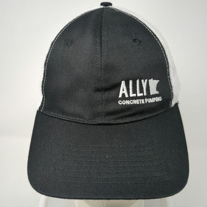 Ally Concrete Pumping Minnesota Trucker Hat Black One Size Snapback Mesh Back