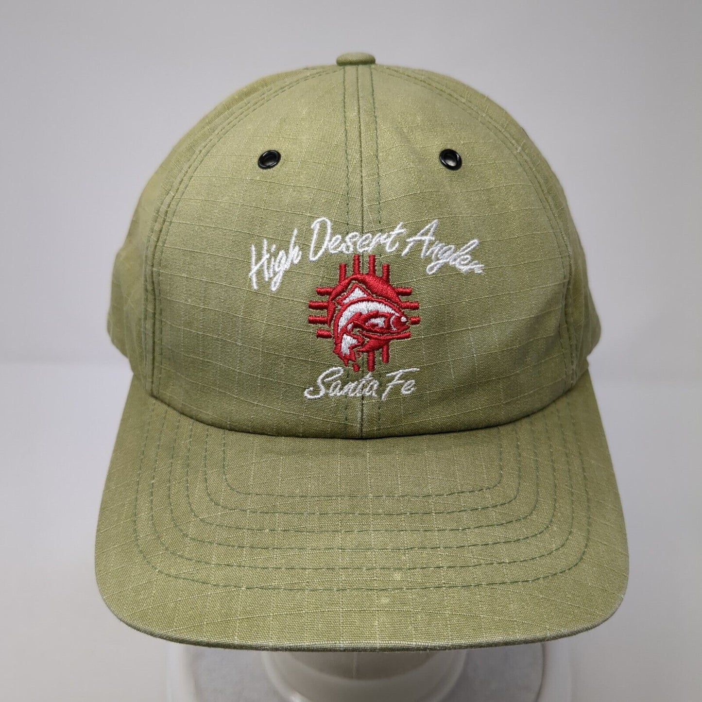 High Desert Angler Santa Fe Slideback Hat Green One Size Richardson