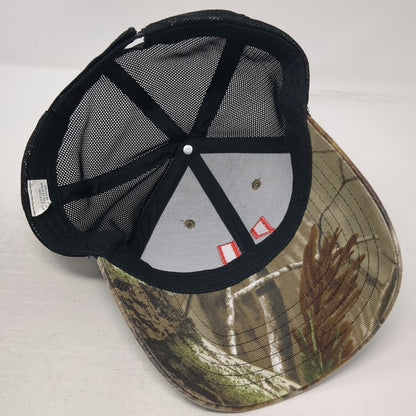Unilock Pavers & Walls Baseball Cap Brown Camo OSFM Strapback Mesh Trucker Hat