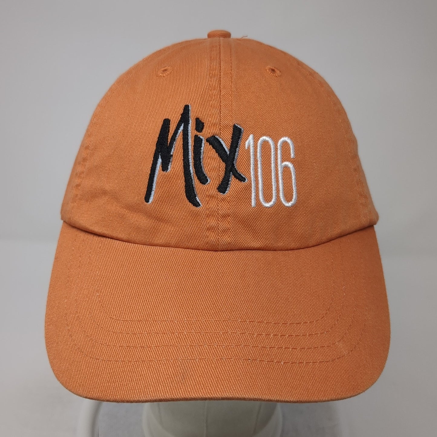 Mix 106 Foot & Ankle Medical Center Baseball Cap Orange One Size Adjustable KC