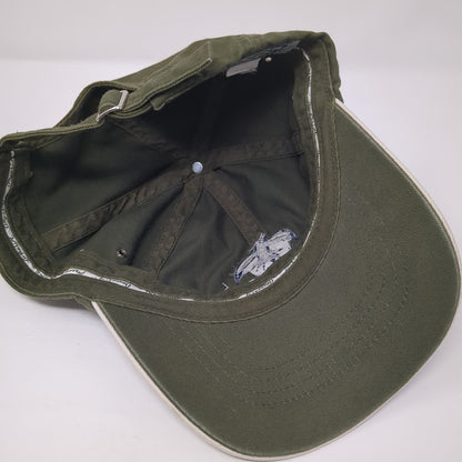 Circling Raven Golf Club Slideback Hat Green One Size 6 Panel Imperial