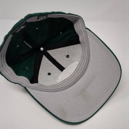 Basque Soccer Friendly 2015 Fitted Hat Green XS-S Solid Embroidered
