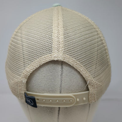 Salt Life Trucker Hat Blue One Size Mesh Snapback Fishing Logo Graphic Patch