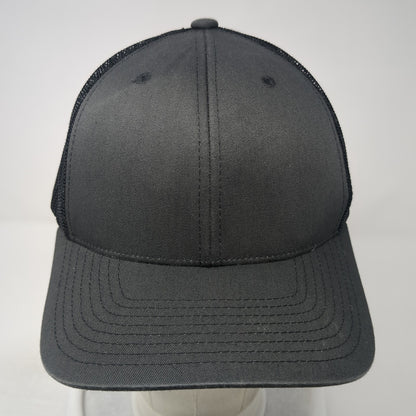 The Classics Yupoong Snapback Mesh Back Trucker Hat Gray One Size Blank