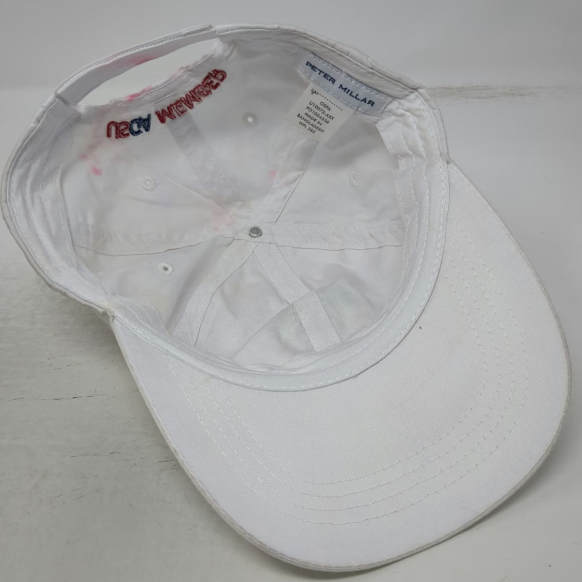 Peter Millar USGA Member 126th U.S. Open Golf Baseball Cap Hat White One Size