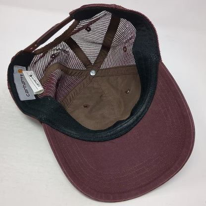 Carhartt Trucker Hat Purple White Gold One Size Snapback Mesh Back Adjustable