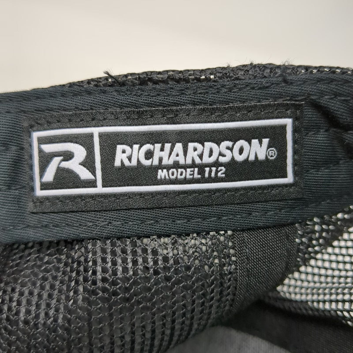 Richardson Trucker Hat Black One Size Carls Cycle Sales Mesh Snapback Patch Logo