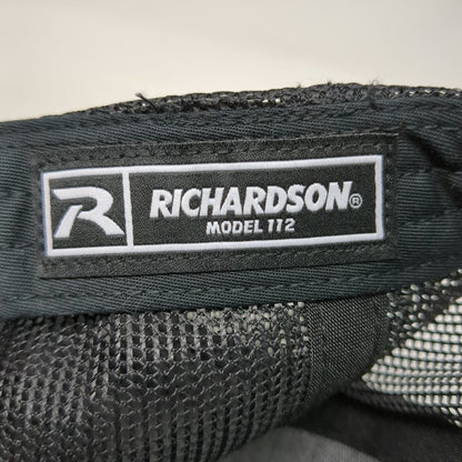 Richardson Trucker Hat Black One Size Carls Cycle Sales Mesh Snapback Patch Logo