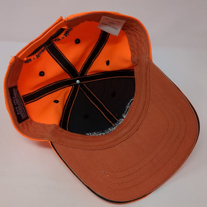 Farm Bureau Insurance Strapback Hat Orange One Size Adjustable 6 Panel
