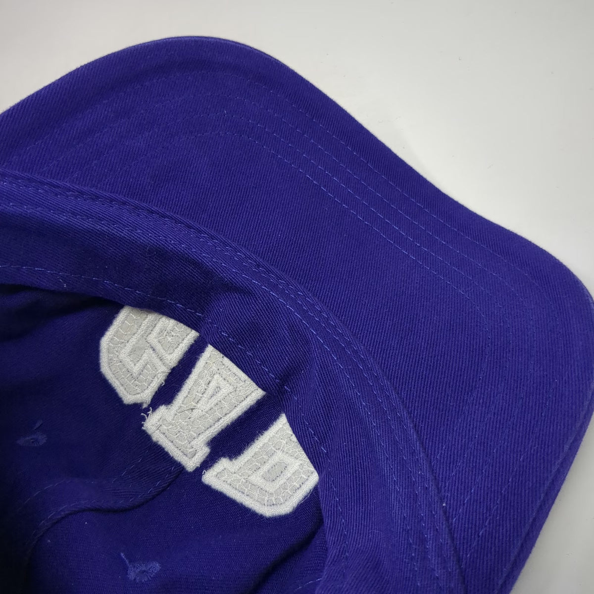 Gap Baseball Cap Blue M Cotton Slideback Pink White Embroidered Logo 6 Panel Hat