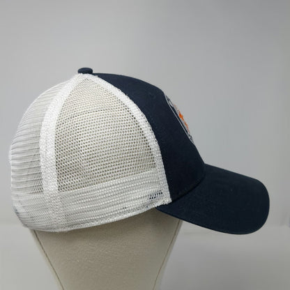 The North Face Trucker Hat Blue One Size Bonded Concrete Star Mesh Snapback