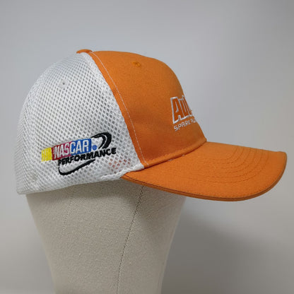 AutoLite Spark Plugs NASCAR Performance Orange Baseball Cap Hat One Size Mesh