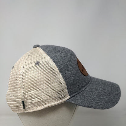 Blackfly Snapback Trucker Hat Gray One Size Adjustable Mesh Back Legacy Wool