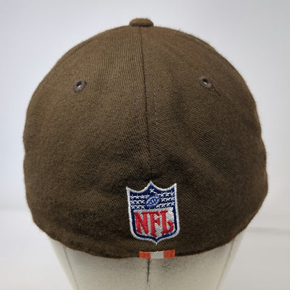 Cleveland Browns NFL Nike Cap Brown Orange White 7 1/4 Wool Fitted Sideline Hat