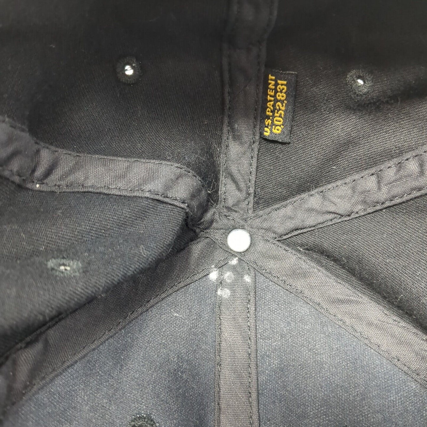 Make Your Mark Fitted Hat Black L/XL Embroidered 6 Panel Port Authority