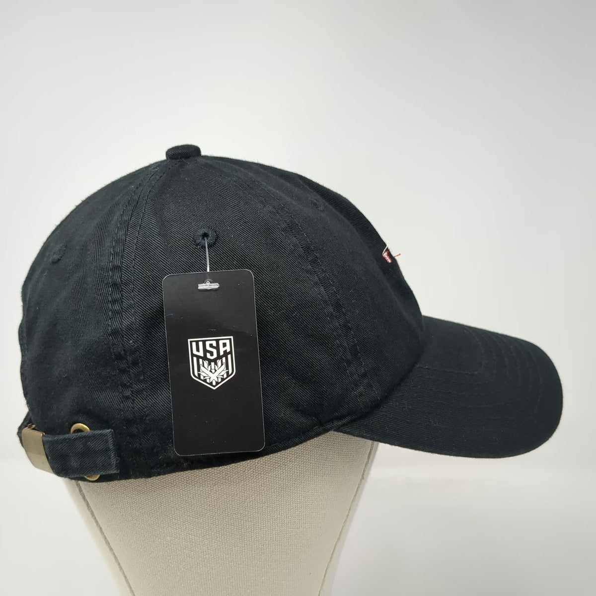 USA Premium Headwear Baseball Cap Black One Size Tow Masters Towing Service Hat