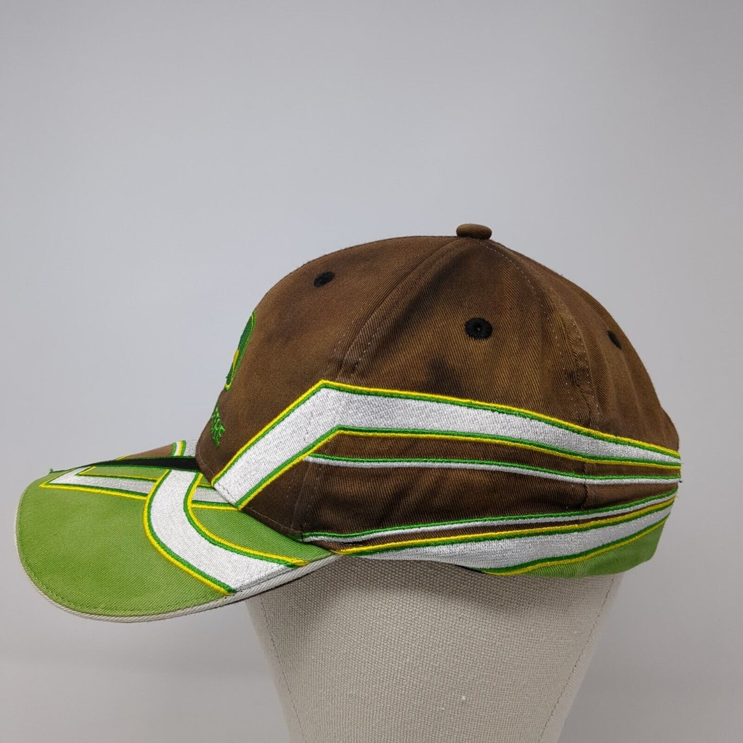 John Deere Strapback Hat Multicolor One Size Embroidered K-Products