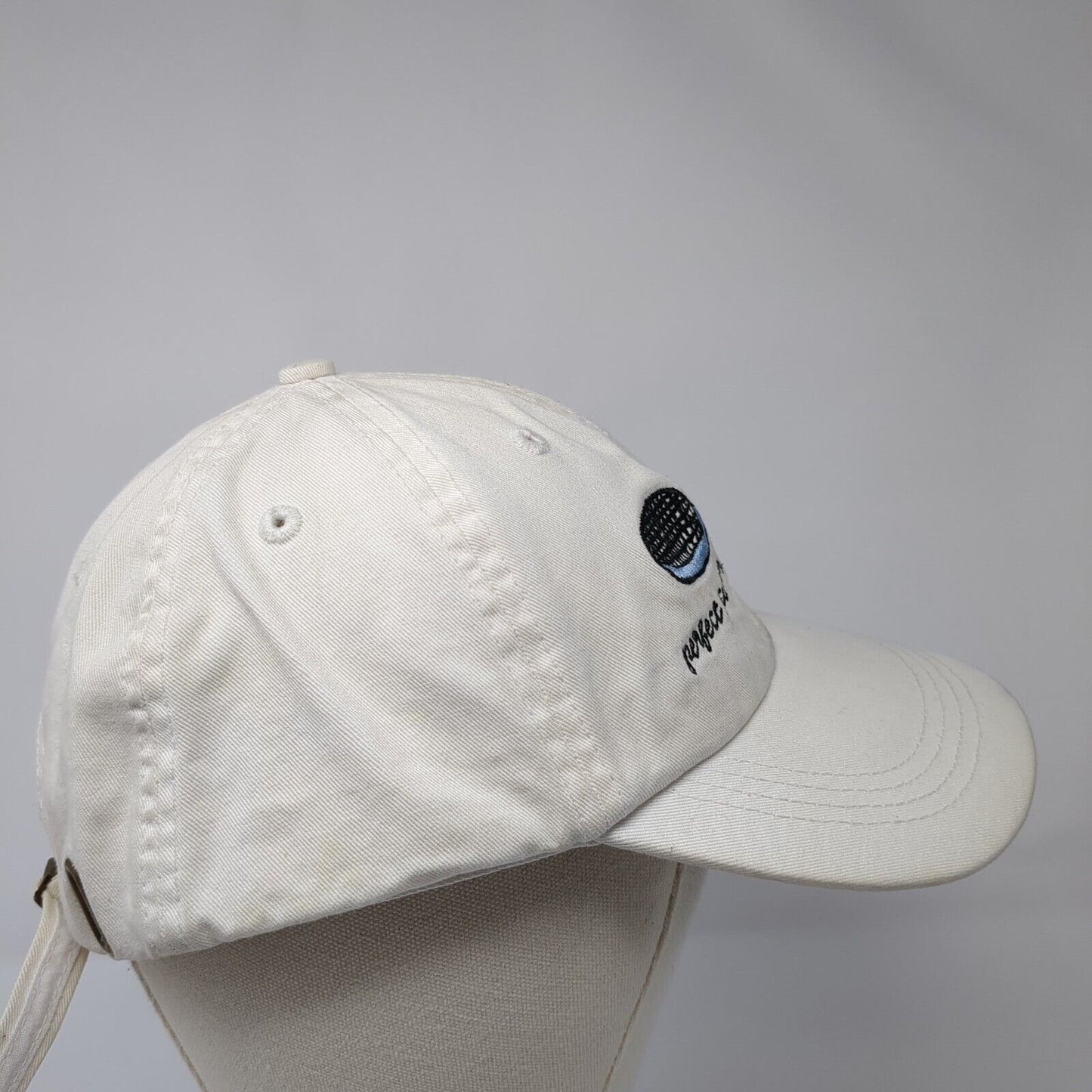 Perfect Excuse For A Short Skirt Slideback Hat White OS Adjustable Embroidered