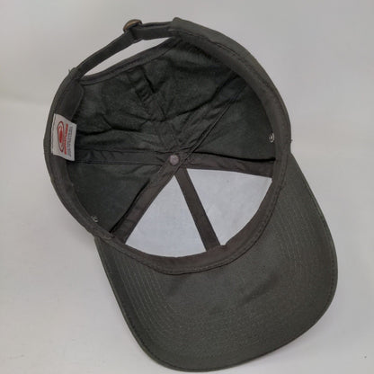 Signatures Slideback Hat Green OSFA Adjustable Solid Vent Holes Blank