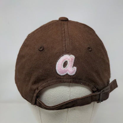 Atlanta Braves Slideback Hat Brown OSFA Adjustable Embroidered Coopers Town