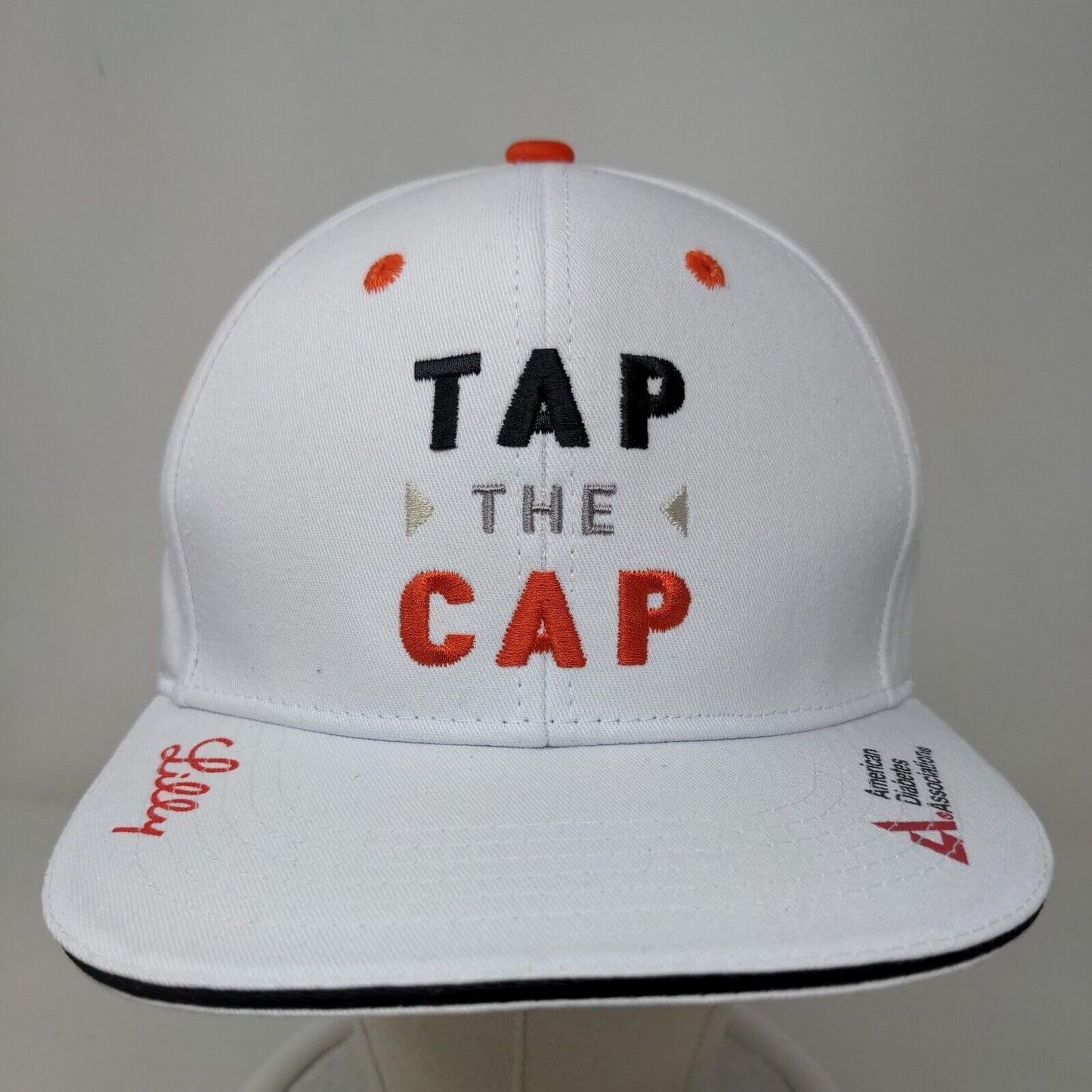 Eli Lilly Men's Snapback Hat White Tap The Cap #35 Embroidered Logo Adjustable