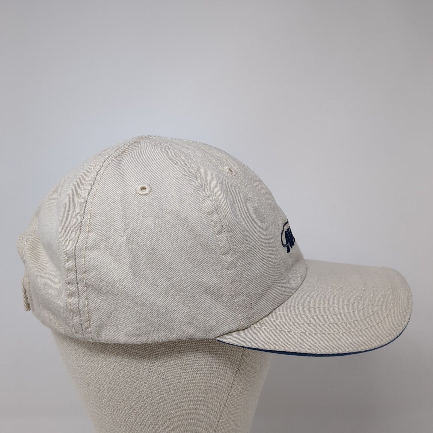 Avemco Strapback Hat Tan One Size Adjustable Embroidered 6 Panel Imperial