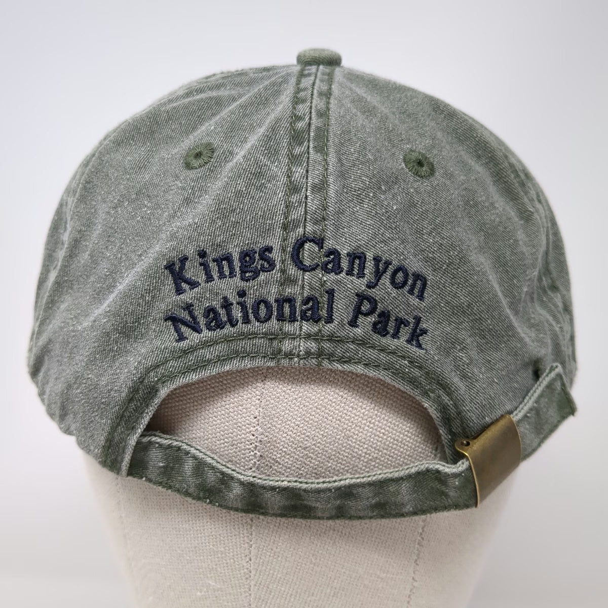 ECO Baseball Cap Green One Size Kings Canyon National Park Bear Hat Slideback