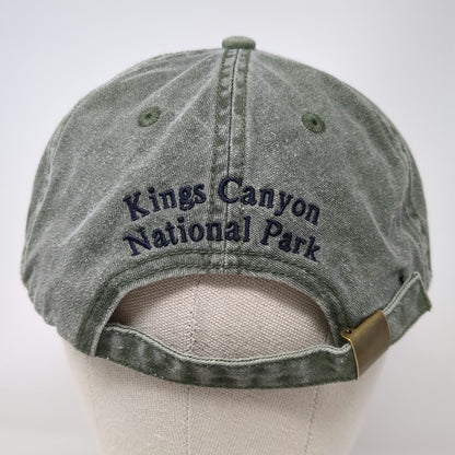 ECO Baseball Cap Green One Size Kings Canyon National Park Bear Hat Slideback