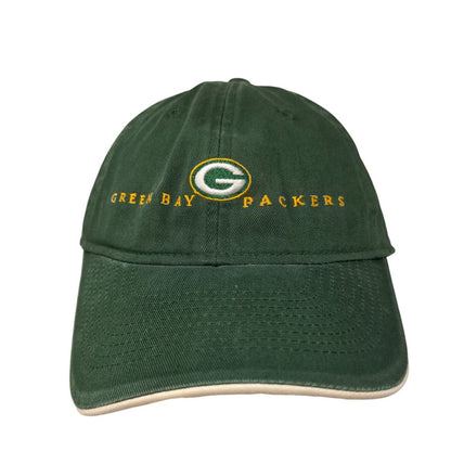 NFL Men's Slideback Hat Green Size OSFA Embroidered Green Bay Packers Logo