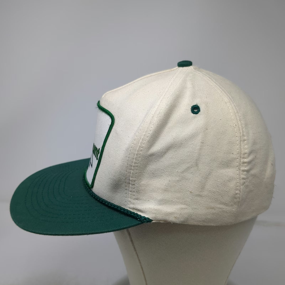Mohr's 5 Panel Beige Green One Size Paramount Supply Co Boise Rope Snapback Hat