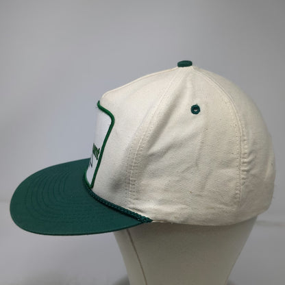 Mohr's 5 Panel Beige Green One Size Paramount Supply Co Boise Rope Snapback Hat