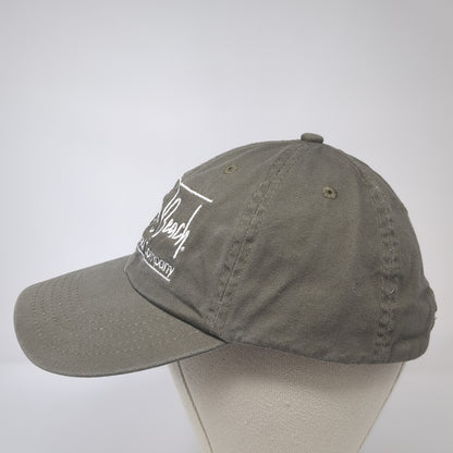 Rosemary Beach Cottage Rental Company Baseball Cap Brown One Size Adjustable