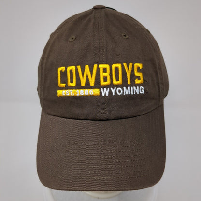 Cowboys Wyoming Slideback Hat Brown OSFA Embroidered Captivating W/Tags
