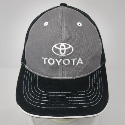 Toyota Spell Out Strapback Hat Multi One Size Embroidered Colorblock
