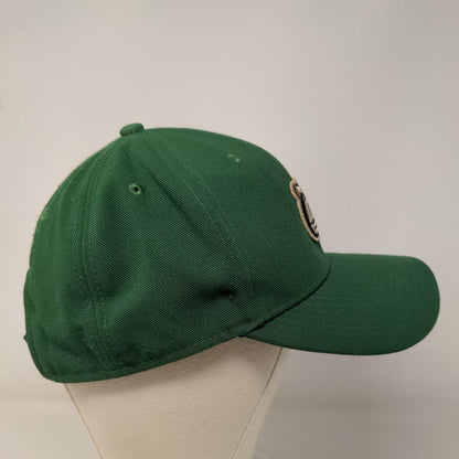 Charlotte 49'ers Men's Strapback Hat Green OSFM Embroidered Logo Adjustable