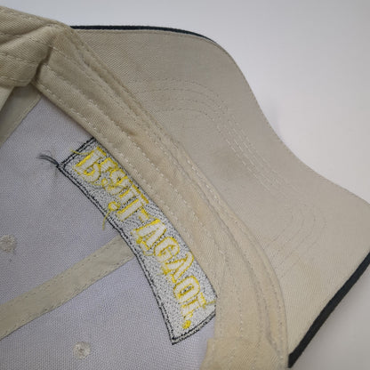 Rail-Veyor Strapback Hat Beige One Size Adjustable Embroidered Hit Wear