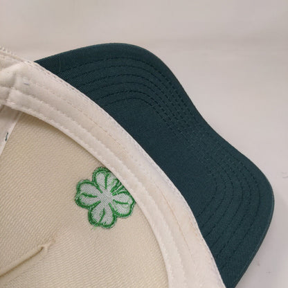 Clover Snapback Mesh Back Trucker Hat Multi One Size Colorblock