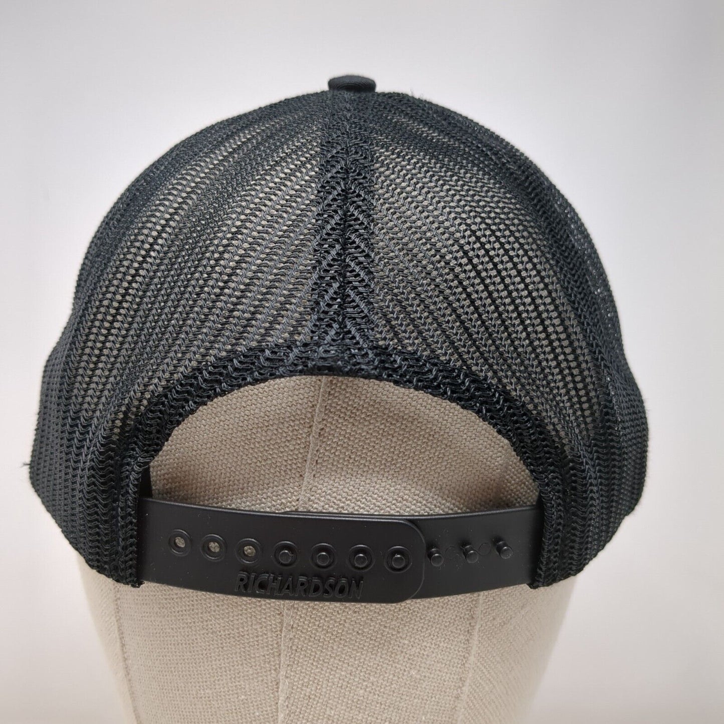 Open Jar Concepts Snapback Trucker Hat Black OSFA 6 Panel Mesh Back Richardson