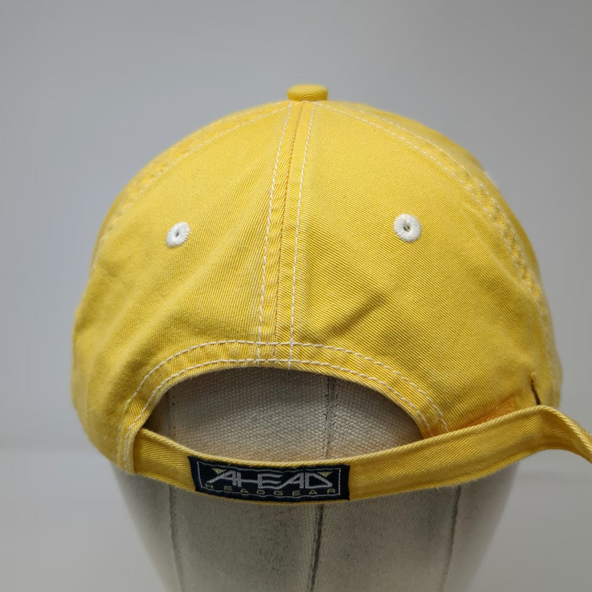 Ahead Baseball Cap Yellow One Size Turks & Caicos Mermaids Ship Wheel Cotton Hat